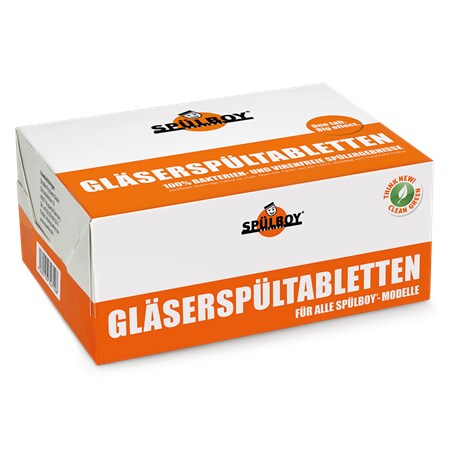 SPÜLBOY® Gläserspültabletten Neptun und Twin-Go (48 Tabletten = 192 Anwendungen, 750g) Image