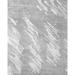 Gray/White 30 x 0.25 in Area Rug - Bokara Rug Co, Inc. Hand-Knotted Area Rug in White/Gray Viscose/Wool | 30 W x 0.25 D in | Wayfair