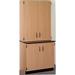 Stevens ID Systems Science 6 Compartment Accent Cabinet w/ Doors Wood in Brown | 84 H x 36 W x 23 D in | Wayfair 84202 K84 21-073-10