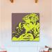 Everly Quinn Kiss 2 by Josh Ruggs - Wrapped Canvas Painting Canvas in Black/Brown/Green | 48 H x 48 W x 1.5 D in | Wayfair