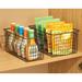 mDesign Metal Wire Food Organizer Basket w/ Built-In Handles - 12 x 12 x 6 Metal | 12 W x 12 D in | Wayfair 07313MDK