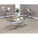 Everly Quinn Amyah 3 Piece Coffee Table Set Mirrored/Metal in Gray | Wayfair 8C892F352FD640DFAE7F9E32678F2EFF