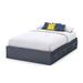 Harriet Bee Emyree Mate's & Captain's Bed w/ Drawers Wood in Blue/Black | 14 H x 56 W in | Wayfair 8D00BFB8BC894AD8A5669EA27DCA5AA6