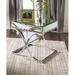 Everly Quinn Amyah End Table Mirrored in Gray | 23.5 H x 23.5 W x 23.5 D in | Wayfair 2FE4F73F34A040A0B0EAD48750C9D195