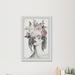 Rosdorf Park Smokey Flower Crown by Marmont Hill - Picture Frame Painting Paper in Green/Pink/White | 12 H x 8 W x 1.5 D in | Wayfair