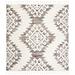Brown/White 48 x 1 in Indoor Area Rug - Loon Peak® Imraan Ikat Ivory Area Rug, Polypropylene | 48 W x 1 D in | Wayfair