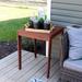 Red Barrel Studio® Lysann Wooden Outdoor Side Table Wood in Brown | 29 H x 23.75 W x 23.5 D in | Wayfair B0C42A8622AC4224A9E9561CD24FCFAF