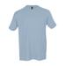 Tultex T202 Fine Jersey T-Shirt in Baby Blue size Medium | Cotton 202
