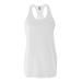 Tultex S190TC Women's Racerback Tank Top in White size XS | 65% polyester/35% cotton 190