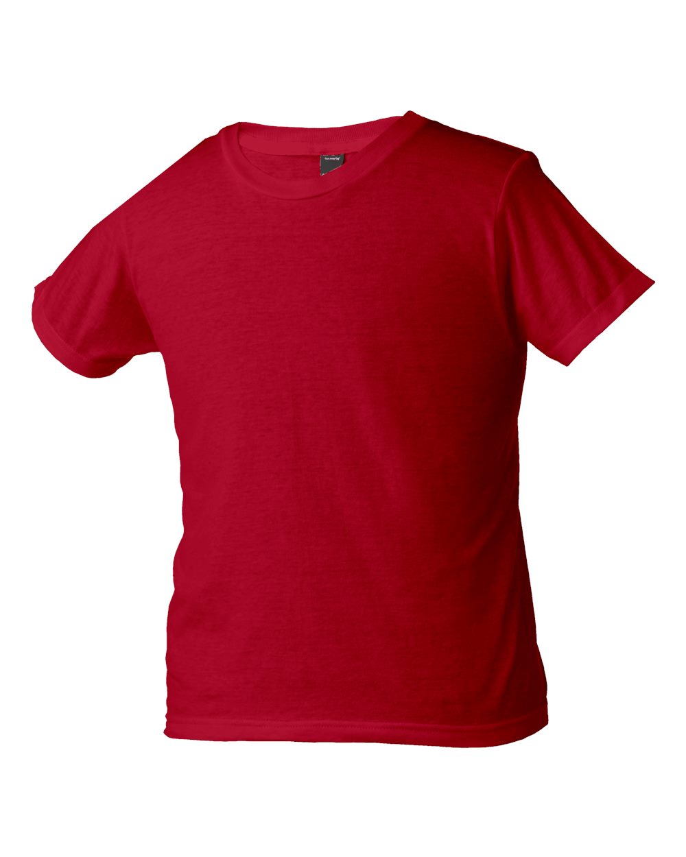 Tultex 0235TC Youth Fine Jersey T-Shirt in Red size XS | Cotton 235