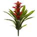 15" Bromeliad Artificial Flower (Set of 4) - H: 15 In. W: 8 In. D: 8 In.