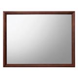 Rectangular Shape Wooden Frame with Mirror Encasing - 35 H x 1 W x 45 L Inches