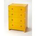 Forster Yellow Campaign Accent Chest