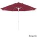 California Umbrella 11' Rd. Alum/Fiberglass Rib Market Umb,Crank Lift/Collar Tilt, Dbl Wind Vent, White Finish, Pacifica Fabric