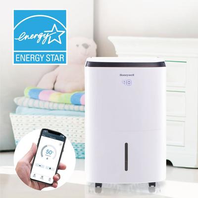 Honeywell Smart Wi-Fi Energy Star Dehumidifier for Medium Basement & Room Up to 3000 Sq. Ft.