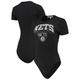 Women's Junk Food Black Brooklyn Nets Bodysuit