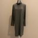 J. Crew Dresses | J. Crew Women’s Long Sleeve Mock Turtleneck Midi Dress | Color: Gray | Size: Xl