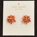 Kate Spade Jewelry | Kate Spade Bourgeois Bows Post Earrings! | Color: Orange | Size: Os