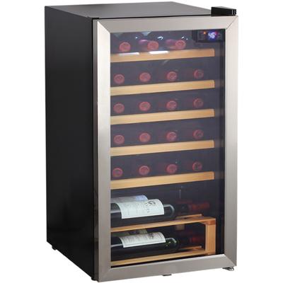 Hanseatic Weinkühlschrank HWC24FCBH, für 24 Standardflaschen á 075l F (A bis G) grau Kühlschränke Haushaltsgeräte