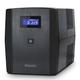 ATLANTIS OnePower 1200, UPS Line Interactive 1200VA/700W, AVR, PseudoSinuswelle, 3 IEC-Steckdosen+2 Schuko-Steckdosen, 2 Batterien 12V 7Ah