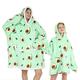 Oversized Sherpa Hoodie Fluffy Fleece Super Soft Warm Comfortable Blanket Sweatshirt Hooded Blanket with Big Front Pocket Family Matching fit for Men, Women, Girls, Boys, Friends