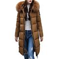 Women Coat Sale Clearance Plus Size Solid Outdoor Sportswear With Hood Ladies Solid Casual Thicker Winter Slim Down Lammy Jacket Coat Overcoat Winter UK Size 8-18