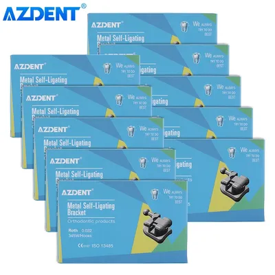 AZDENT – support dentaire attelle orthodontique auto-ligatation Passive ROTH MBT 0.022 3 4 5