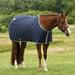 Big D All American Blanket - 72 - Closed Front - Navy w/ Silver Trim - Smartpak