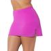 Plus Size Women's Side Slit Swim Skirt by Swimsuits For All in Beach Rose (Size 26)