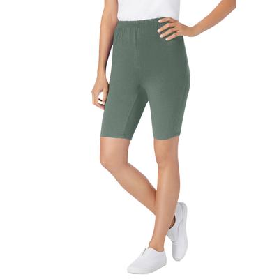 Plus Size Women's Stretch Cotton Bike Short by Wom...