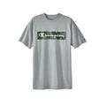 Men's Big & Tall Champion® Camo Screenprint T-Shirt by Champion in Heather Grey (Size 3XL)