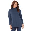 Plus Size Women's Suprema® Turtleneck by Catherines in Navy (Size 3X)