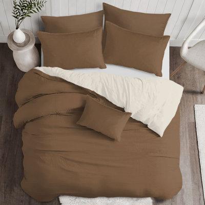 Bed Elbasan Rectangular Pillow Cover, Microsuede Duvet Cover King