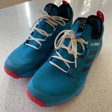 Adidas Shoes | Adidas Terrex Trail Runners | Color: Blue/Red | Size: 8