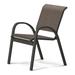 Red Barrel Studio® Hiraku Stacking Patio Dining Chair Sling in Gray | 33.25 H x 23.5 W x 26 D in | Wayfair 9E06DC3522A44090A9B054C08886351E