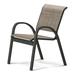 Red Barrel Studio® Hiraku Stacking Patio Dining Chair Sling in Gray | 33.25 H x 23.5 W x 26 D in | Wayfair B95268F926E84A679092DE1A74B8A320