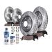 2006-2010 Mercury Mountaineer Front and Rear Brake Pad and Rotor Kit - Detroit Axle