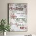 The Twillery Co.® Christmas Means More Type Premium Gallery Wrapped Canvas - Ready To Hang Christmas Means More Type Canvas in White | Wayfair