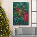 The Holiday Aisle® Furry Friends Premium Gallery Wrapped Canvas - Ready To Hang Furry Friends Metal in Green/Red | 60 H x 40 W x 1 D in | Wayfair