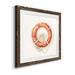 Wexford Home Nautical Safety I - Picture Frame Painting Print on Canvas Canvas, Solid Wood in Black/Blue/Green | 35.5 H x 35.5 W x 1.5 D in | Wayfair