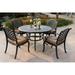 South Ponto 5-piece Aged Bronze Aluminum Round Dining Set by Havenside Home