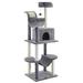 Submarine 60" Gray Hard Box Cat Tree