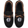 Men's FOCO Brooklyn Nets Corduroy Moccasin Slippers