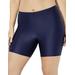 Plus Size Women's Chlorine Resistant Swim Bike Short by Swimsuits For All in Navy (Size 18)