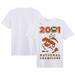 Men's Dyme Lyfe White Miami Hurricanes 2001 Football National Champions Greatest Team Ever Collection Sebastian T-Shirt