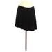 Express Casual A-Line Skirt Mini: Black Solid Bottoms - Women's Size Medium