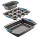 Rachael Ray Yum-o! Bakeware Oven Lovin' Muffin Loaf & Cake Pan 3PC Set