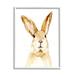 Stupell Industries 3_Wild Bunny Rabbit Watercolor Portrait Wild Forest Animal Stretched Canvas Wall Art By Victoria Barnes in Brown | Wayfair