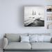 Latitude Run® Ice Creek by Daniel Rericha - Wrapped Canvas Photograph Canvas, Wood in Black/Gray/White | 14 H x 14 W x 2 D in | Wayfair