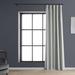 Latitude Run® Armita Faux Linen Room Darkening Curtains for Bedroom - Living Room Window Curtain Single Panel Drape Linen in Gray | 120 H in | Wayfair